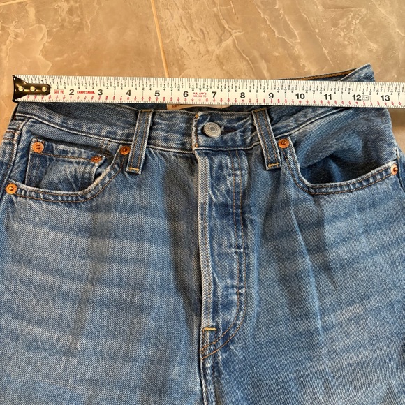 Levi's Women's Ribcage Straight Ankle Denim Jeans Sz 26 Classic Preppy USA - Picture 6 of 12